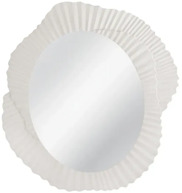 Bex Wall Mirror, Matte White