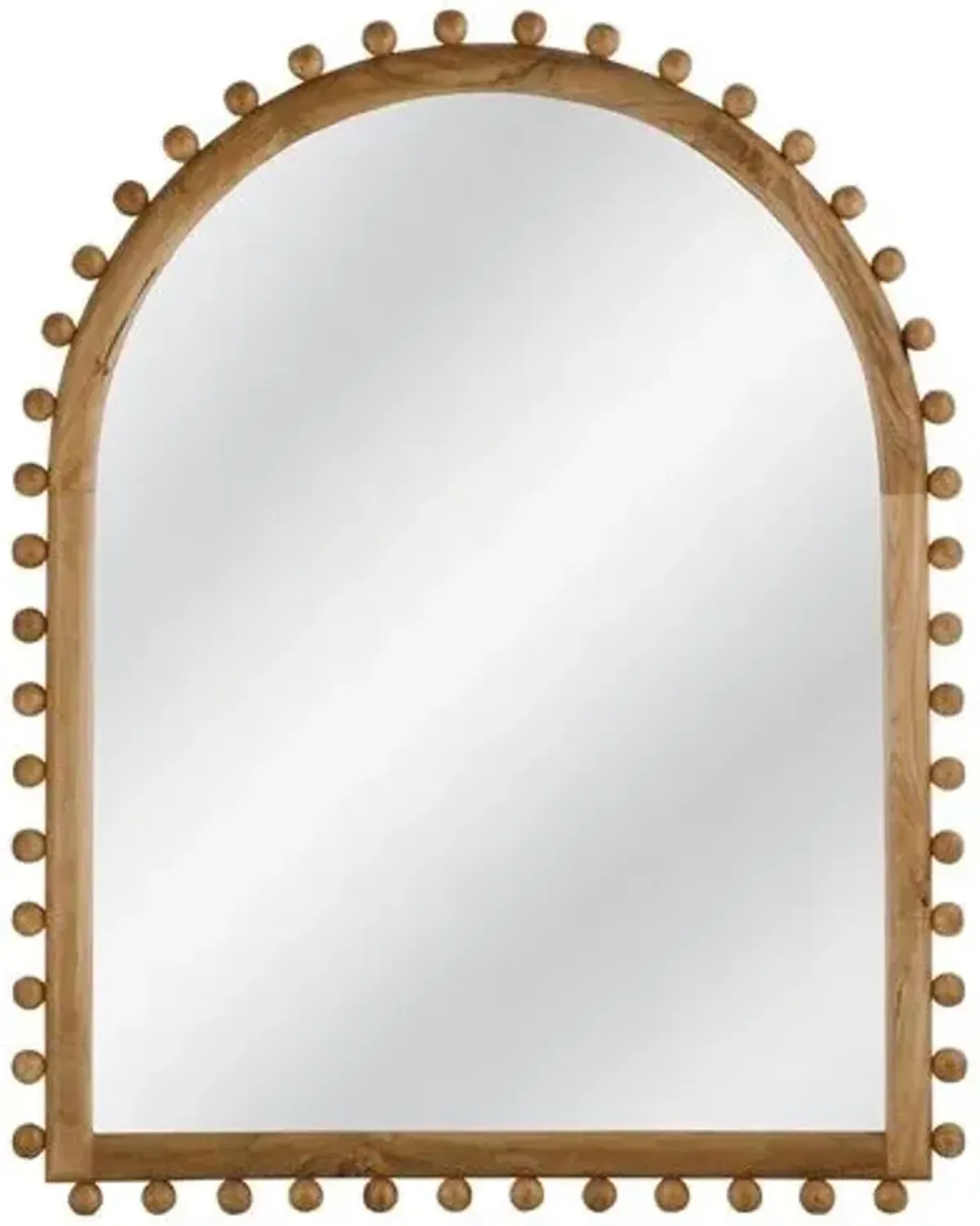 Nicolette Arched Wall Mirror - Natural