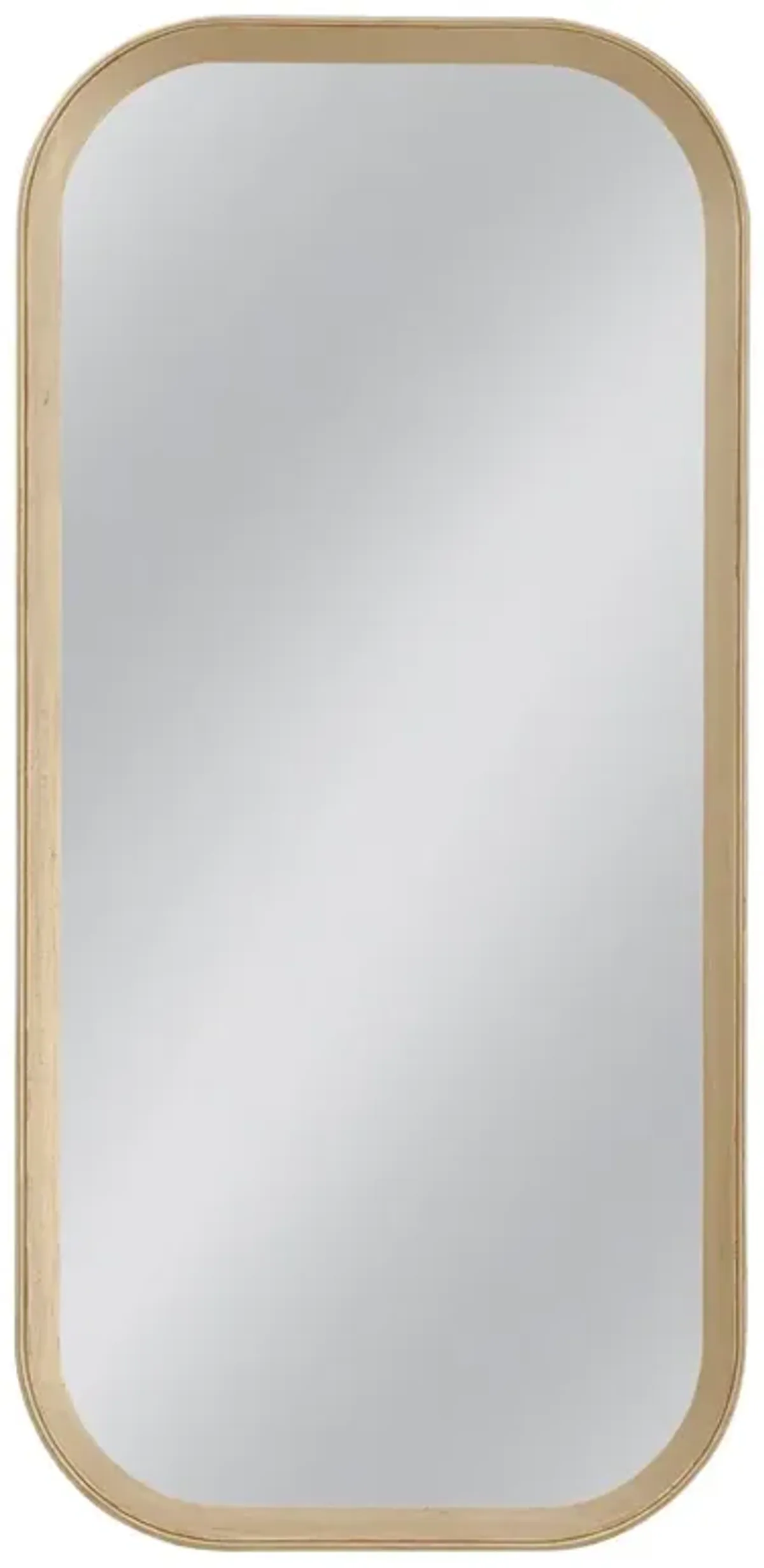 Emily Rounded Wall Mirror, Soft Gold