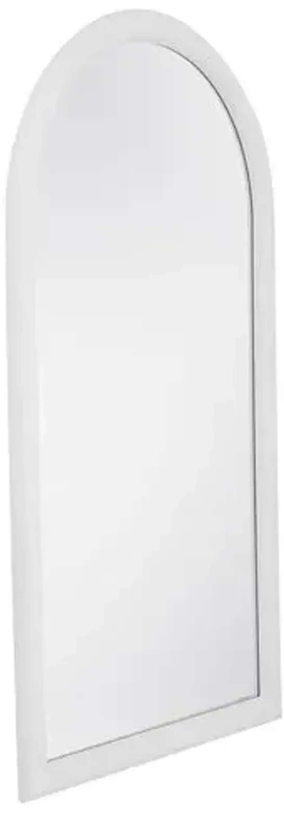 Ivar Arched Floor Mirror - Matte White