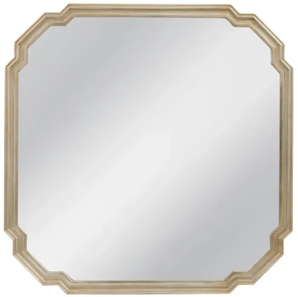 Zion Wall Mirror - Antique Silver Leaf