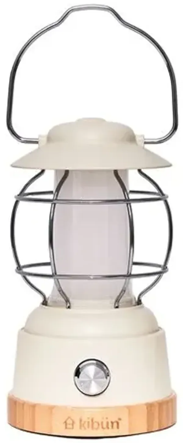 Cinder Cordless LED Outdoor Lantern - Beige