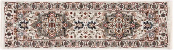 Atwood Rug, Ivory/Beige Red