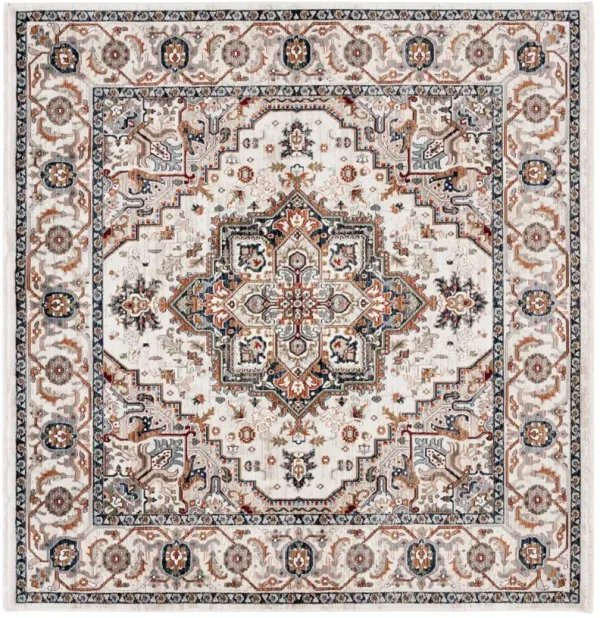 Atwood Rug, Ivory/Beige Red