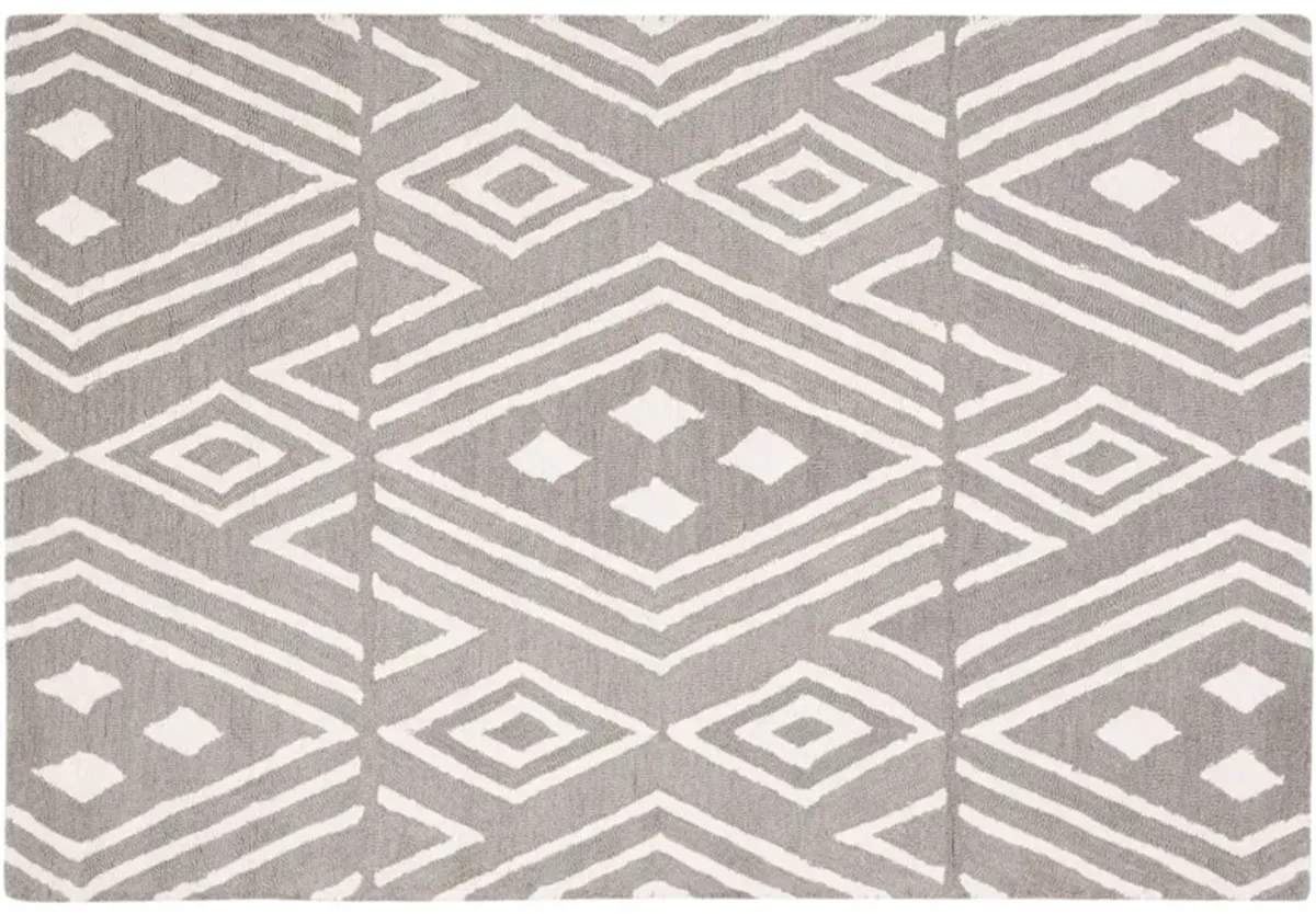 Imani Geometric Rug, Sepia