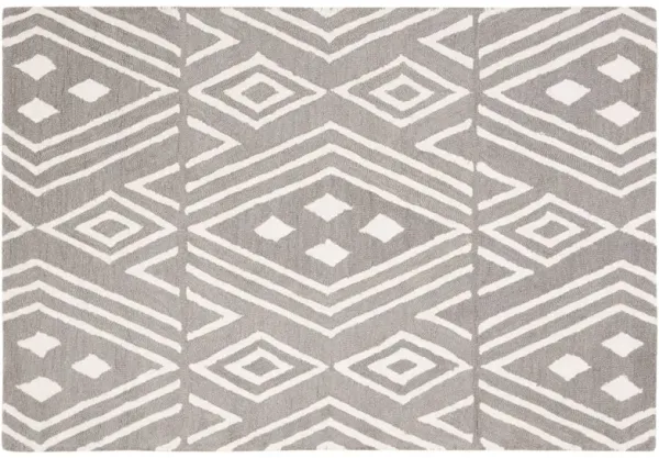 Imani Geometric Rug, Sepia