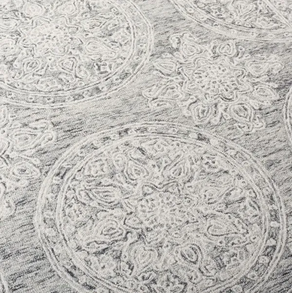 Emmett Rug, Grey/Ivory