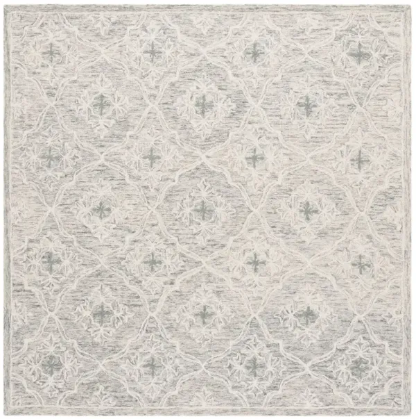 Ruby Rug, Light Grey/Ivory