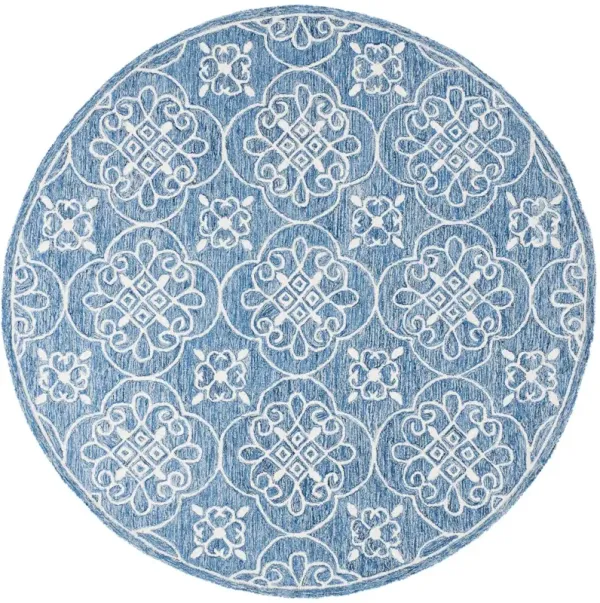 Rowan Rug, Navy/Ivory