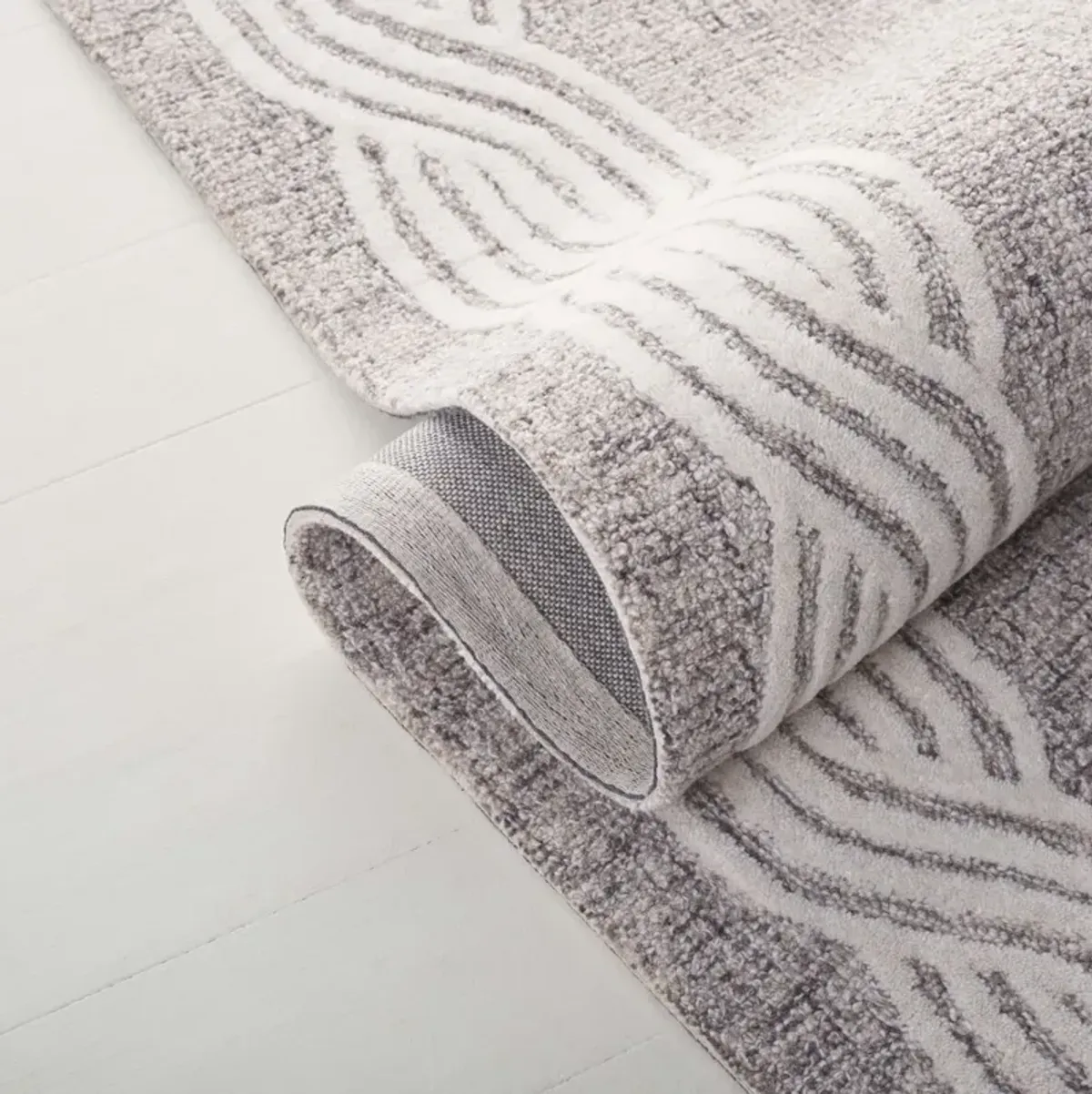 Uma Rug, Grey/Ivory
