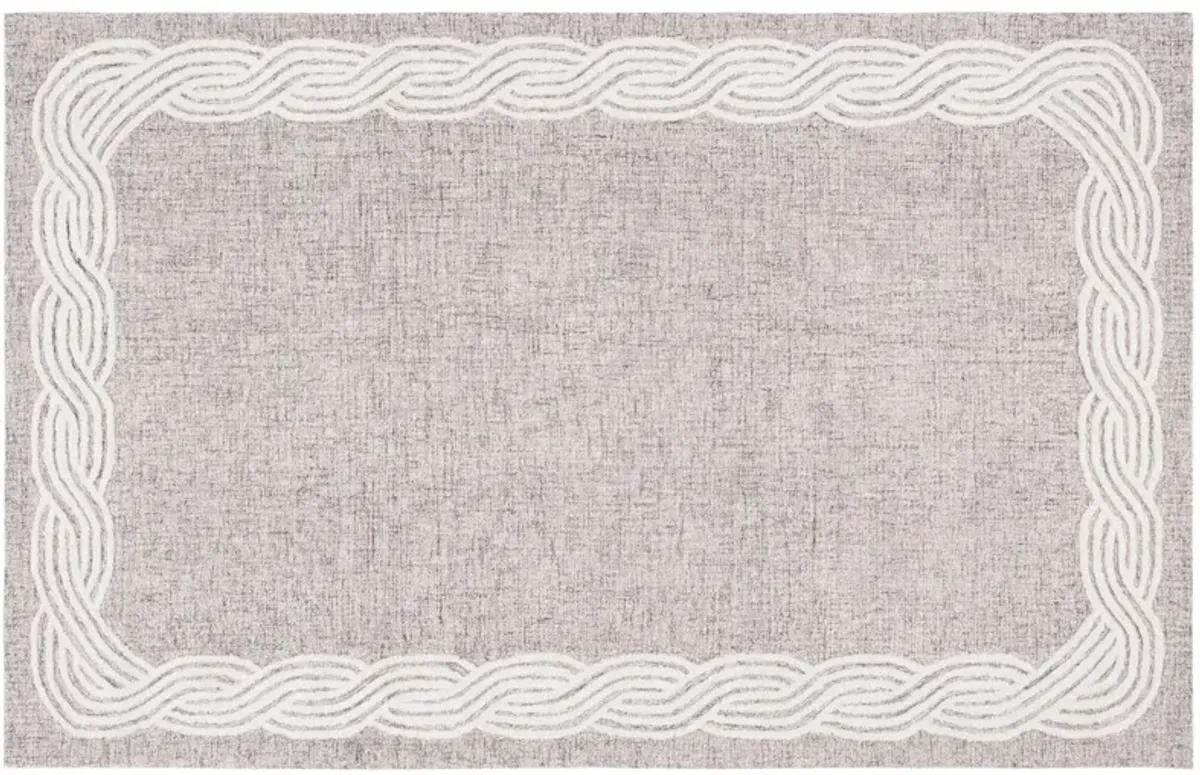 Uma Rug, Grey/Ivory