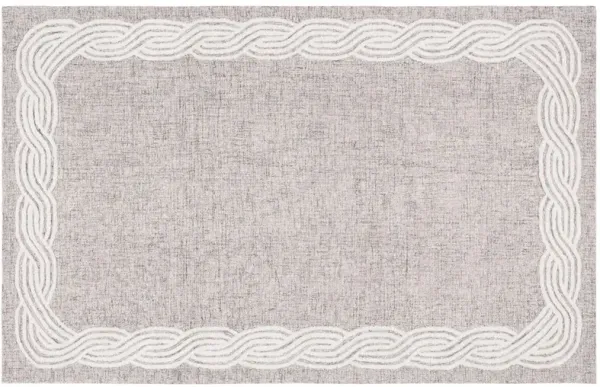Uma Rug, Grey/Ivory