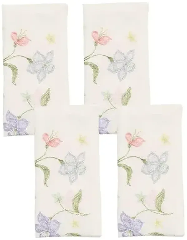 Set of 4 Vista Linen Napkinscolor - Kim Seybert - White