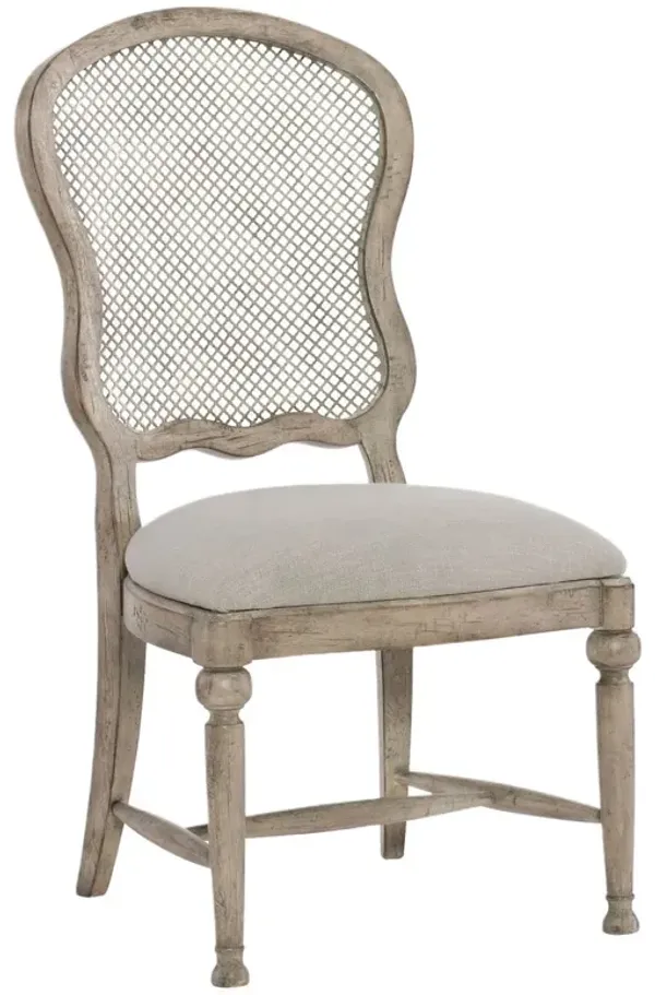 Boheme Gaston Aluminum Back Side Chair, Natural