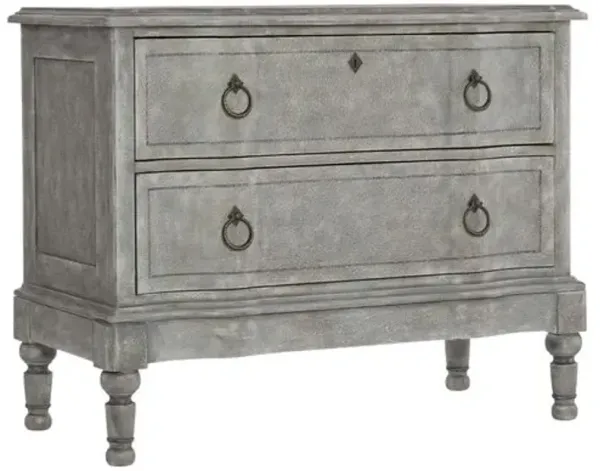 Boheme Verbena 2-Drawer Bachelors Chest - Gray - Hooker Furniture