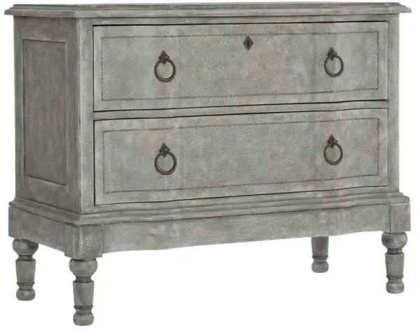 Boheme Verbena 2-Drawer Bachelors Chest, Gray