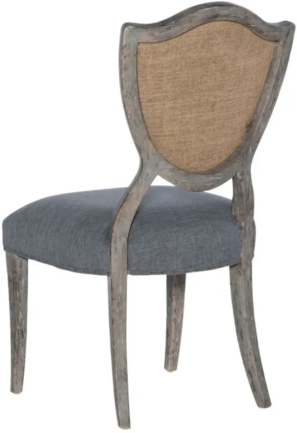 Beaumont Shield Back Side Chair, Slate