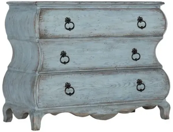Beaumont 3-Drawer Bachelors Chest - Skylark Blue - Hooker Furniture