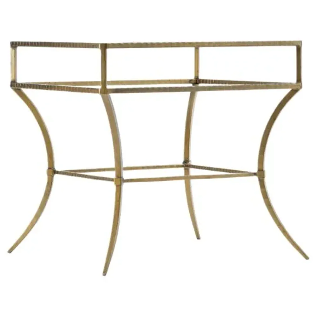 Laureng Hammered Iron End Table - Gold - Hooker Furniture