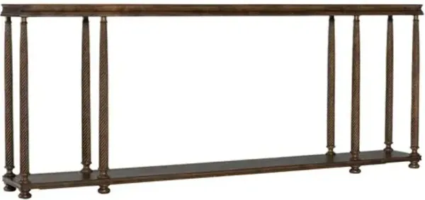 Vera Cruz Oak Console Table - Brown - Hooker Furniture