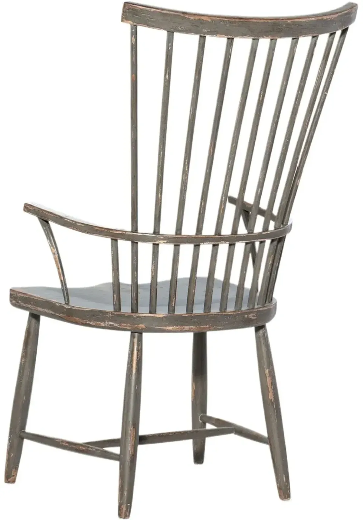 Alfresco Marzano Windsor Arm Chair - Brown/Gray - Hooker Furniture
