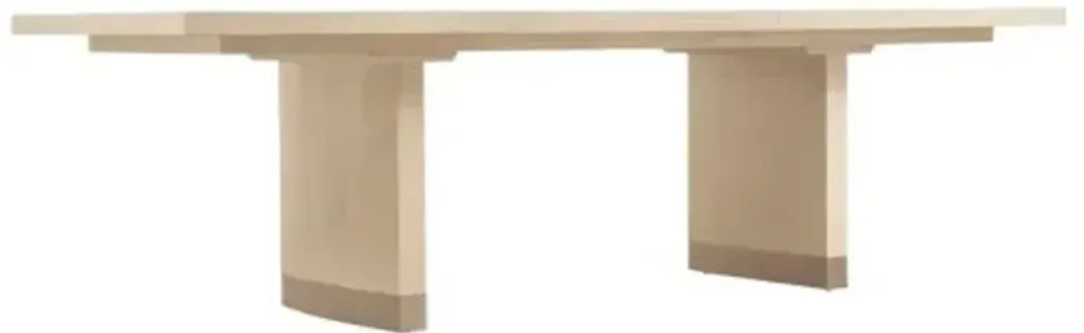 Westwood Rectangle Oak Dining Table - Limestone - Hooker Furniture