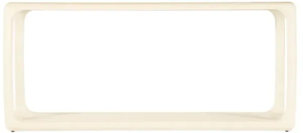 Westwood Open Console Table, Alabaster White