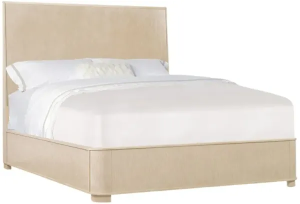 Westwood Oak Panel Bed, Limestone