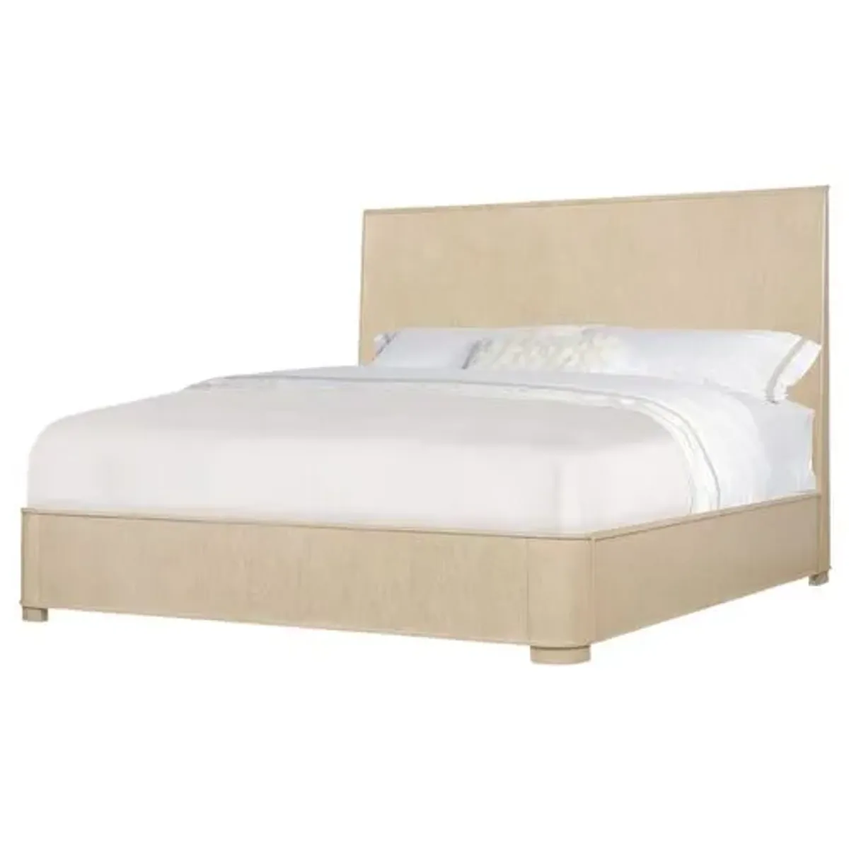 Westwood Oak Panel Bed - Limestone - Hooker Furniture - Brown