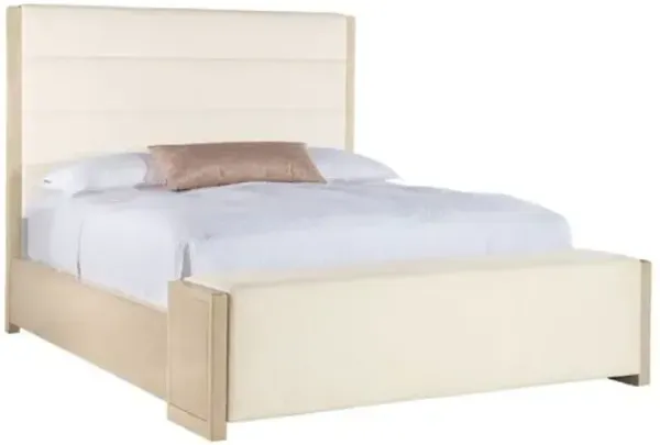 Westwood Upholstered 2-Drawer Storage Bed - Limestone - Hooker Furniture - Beige