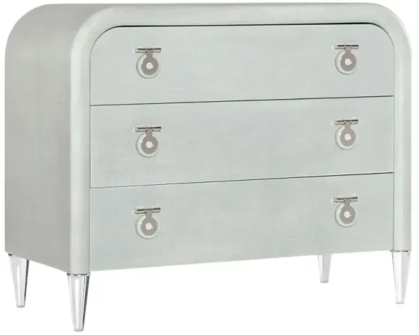 Melange Julip Linen Wrapped 3-Drawer Accent Chest - Hooker Furniture - Green