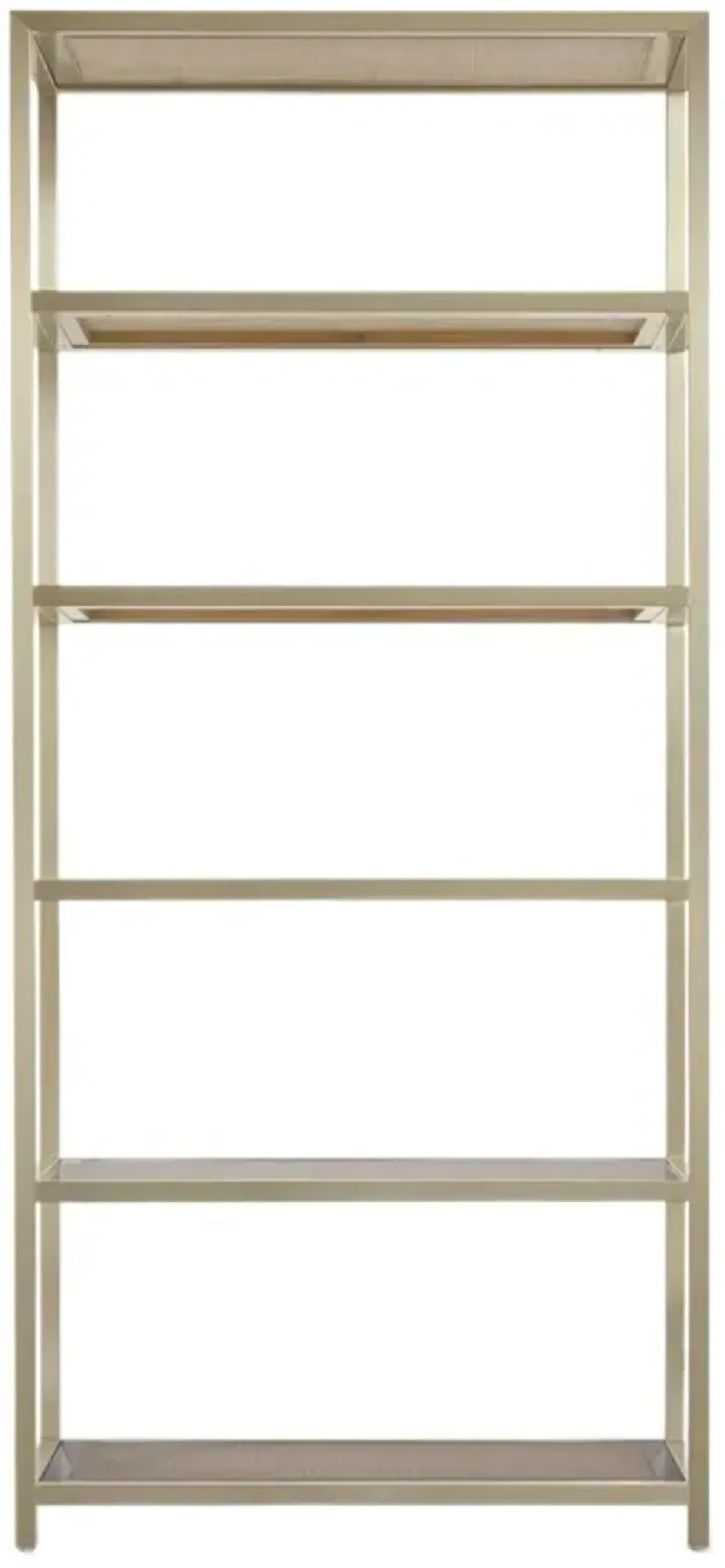 Melange Raising Cane 5-Shelf Iron Etagere - Silver - Hooker Furniture