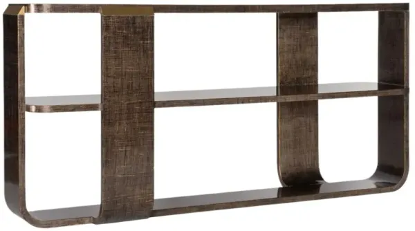 Melange Edmun Sofa Console Table, Brown
