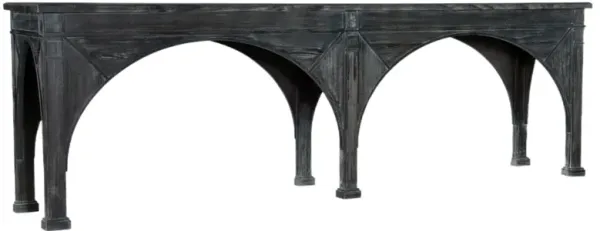 Melange Thunber Pine Sofa Console - Gray - Hooker Furniture