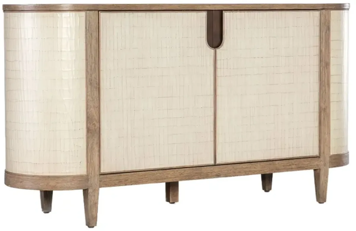 Melange Arbor Credenza, Natural/Cream
