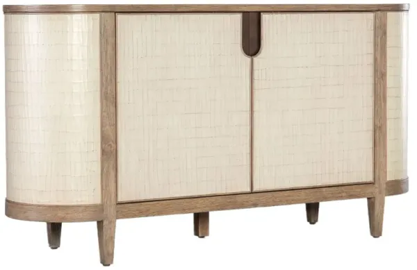 Melange Arbor Credenza, Natural/Cream
