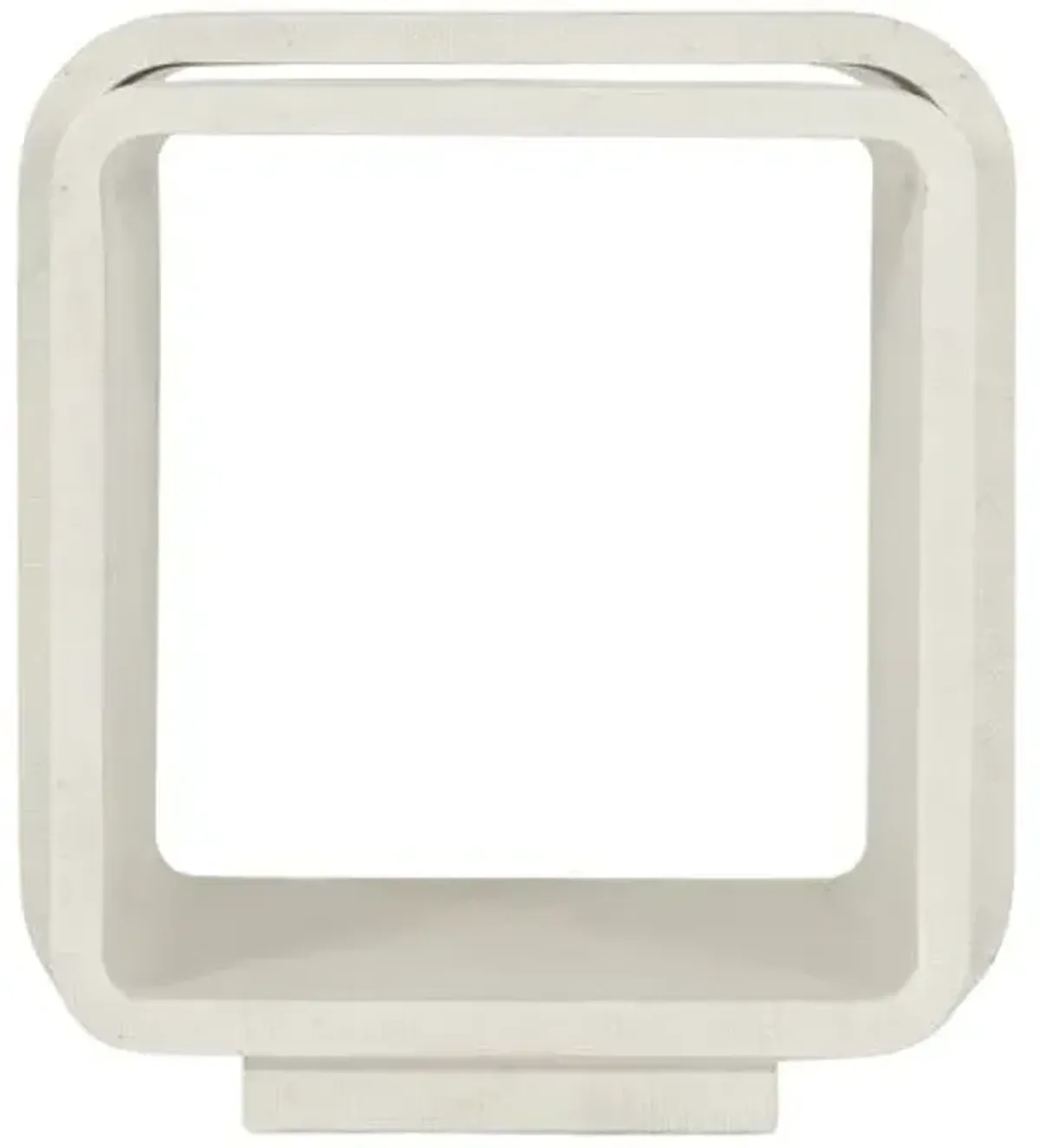 Serenity Kai Raffia Bunching End Table - Ivory - Hooker Furniture - White