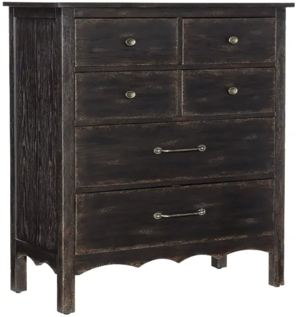 Americana 6-Drawer Chest II - Hooker Furniture - Black