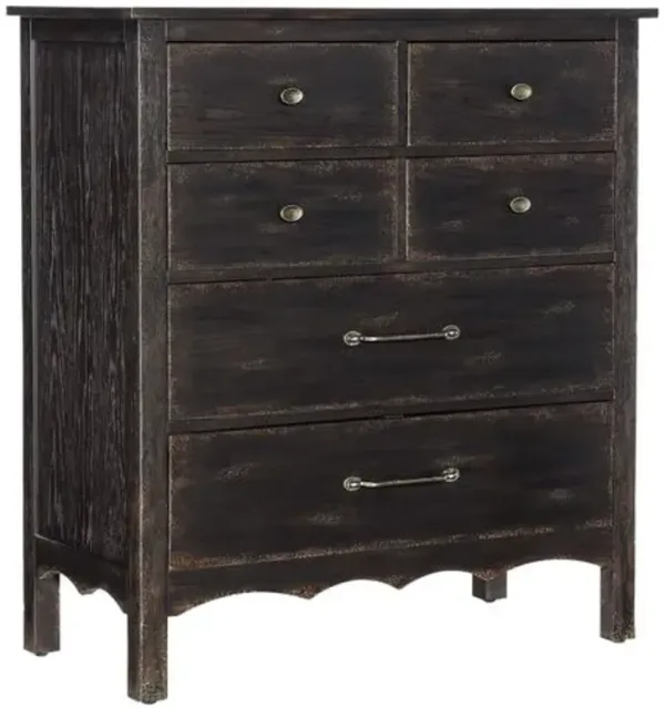 Americana 6-Drawer Chest II - Hooker Furniture - Black