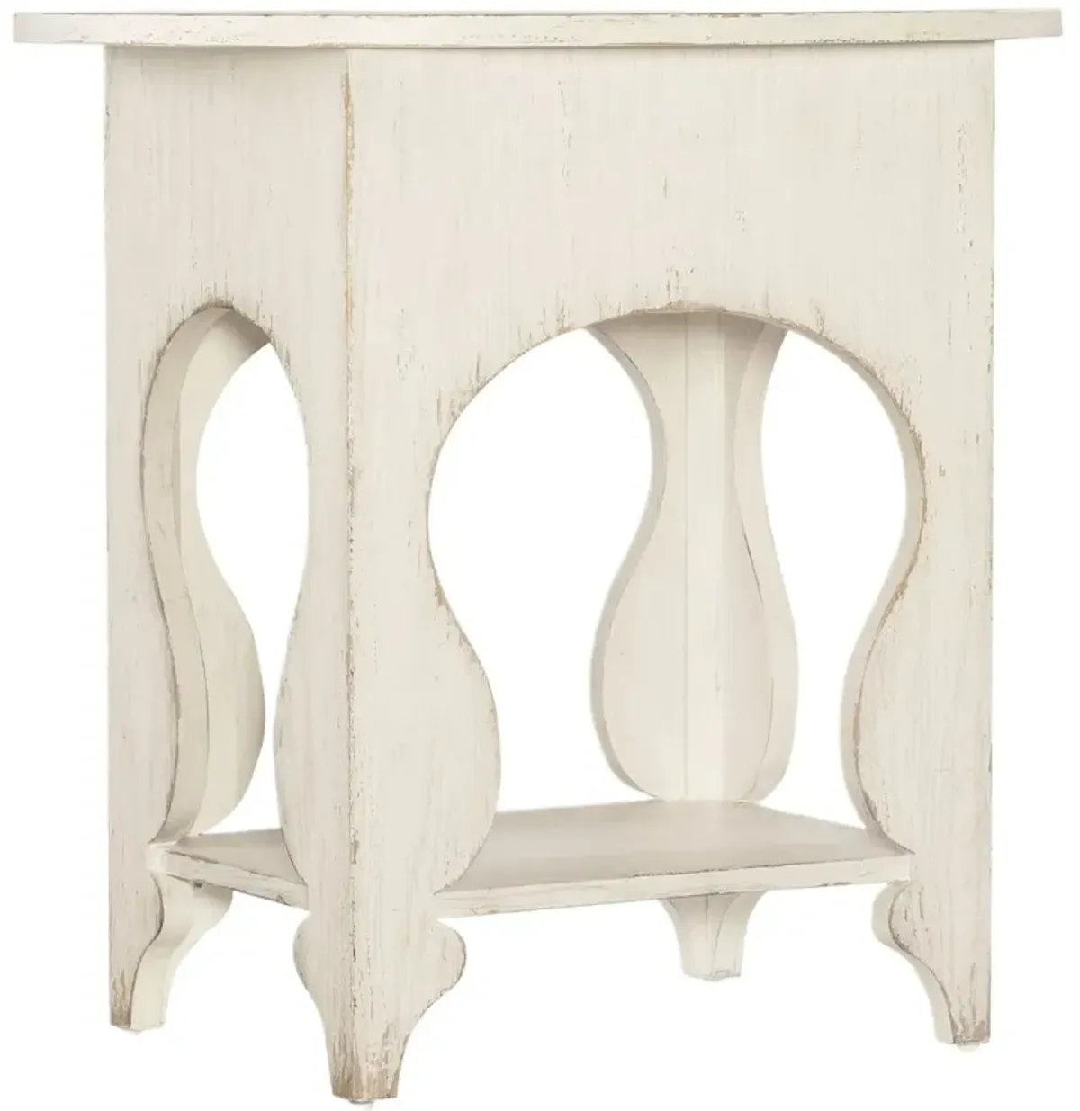 Americana 1-Drawer Oval Nightstand