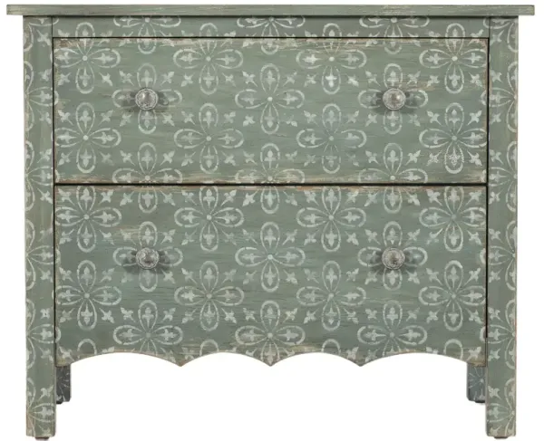 Americana 2-Drawer Patterned Nightstand - Hooker Furniture