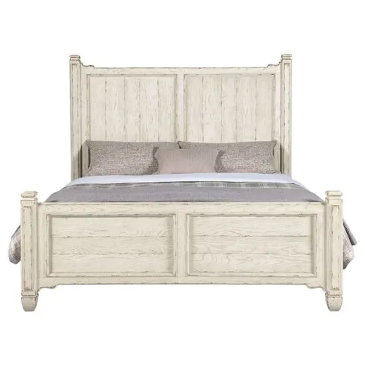 Americana Panel Bed - Hooker Furniture - Ivory