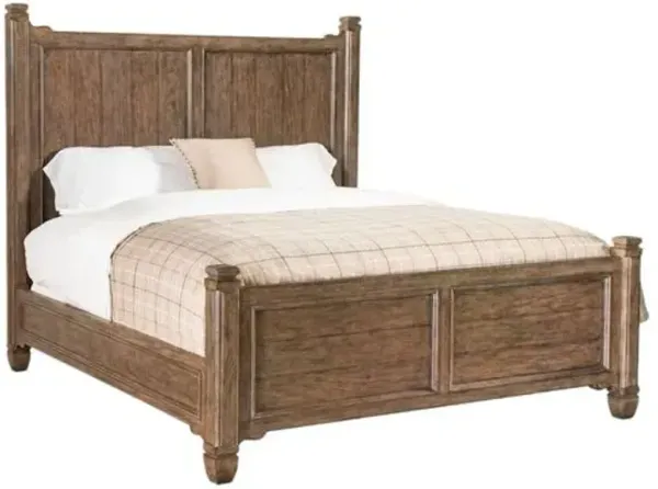 Americana Panel Bed - Hooker Furniture - Brown
