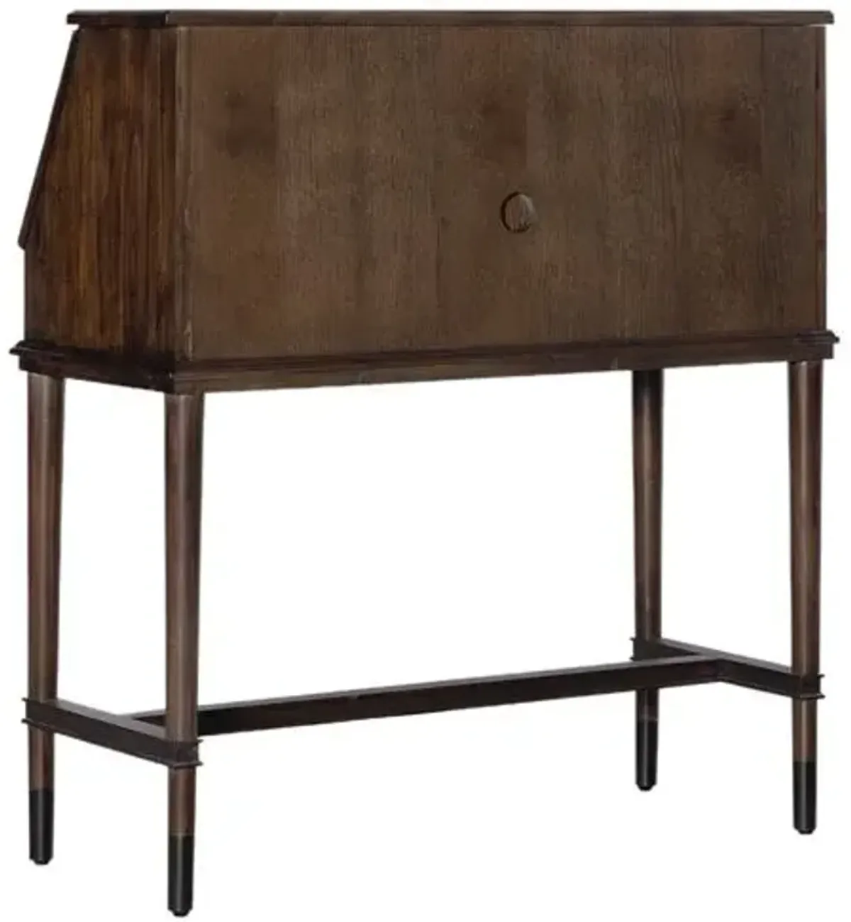 Commerce & Market Secretariat 3-Drawer Secretary - Brown - Hooker Furniture