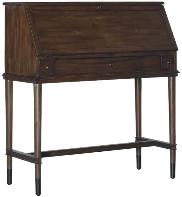 Commerce & Market Secretariat 3-Drawer Secretary, Brown