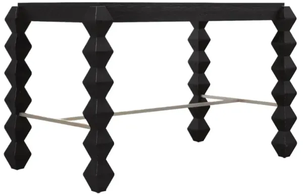 Commerce and Market Xaden Gathering Desk, Black