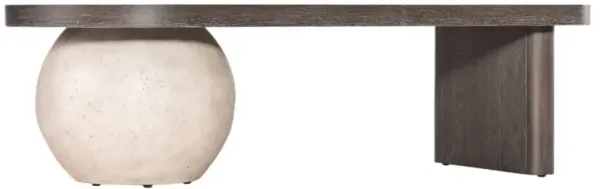 Commerce and Market Gibbons Cocktail Bench, Brown