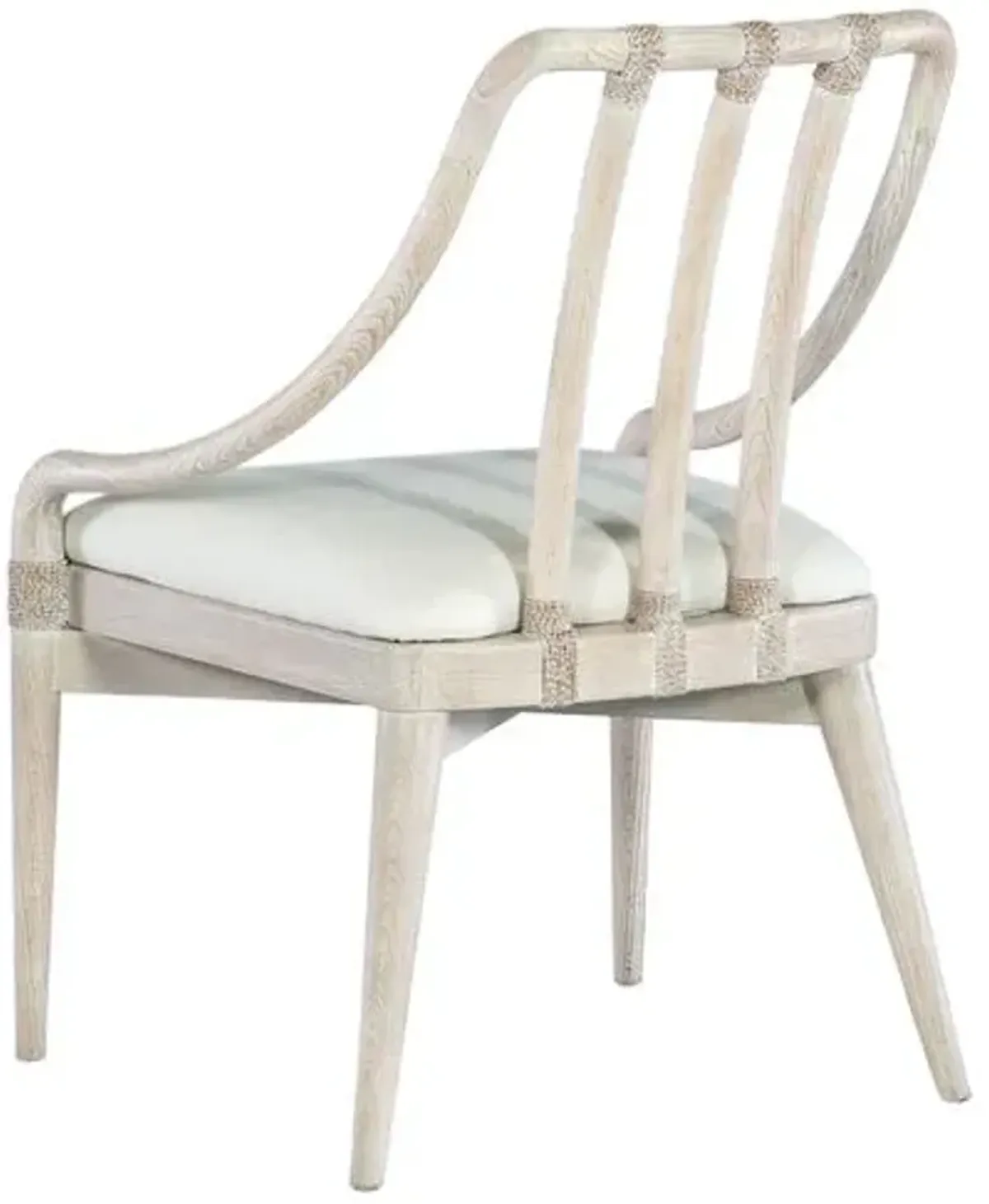 Commerce & Market Seaside Chair - Whitewash - Hooker Furniture - Brown