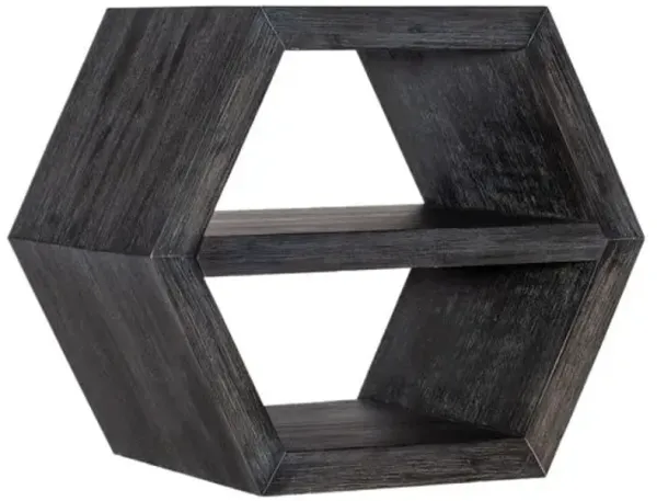 Commerce & Market Honeycomb End Table - Black - Hooker Furniture