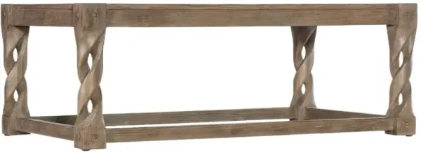 Commerce & Market Jack O'bein Twisted Cocktail Table, Brown